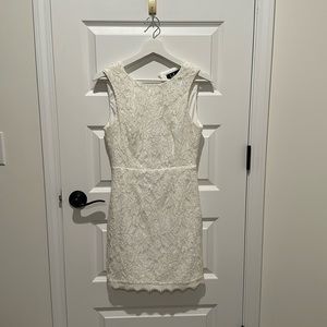 Lulu’s Ivory Lace Dress